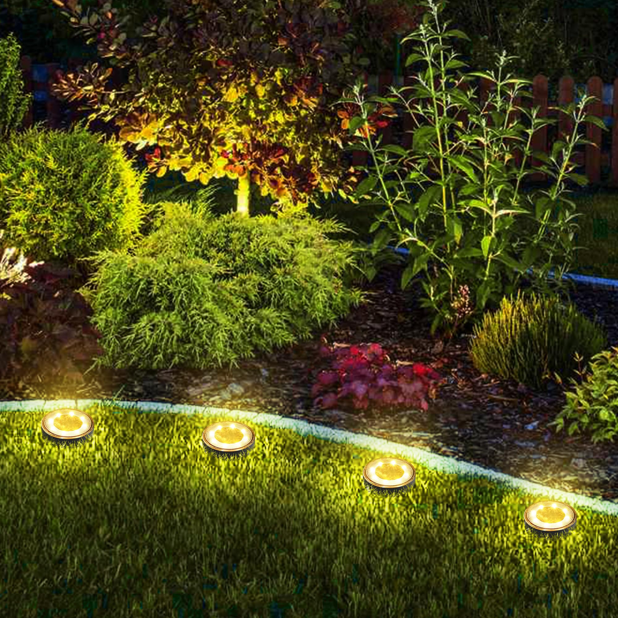 Joomer solar disc lights packaged compactly for easy outdoor upgrades.