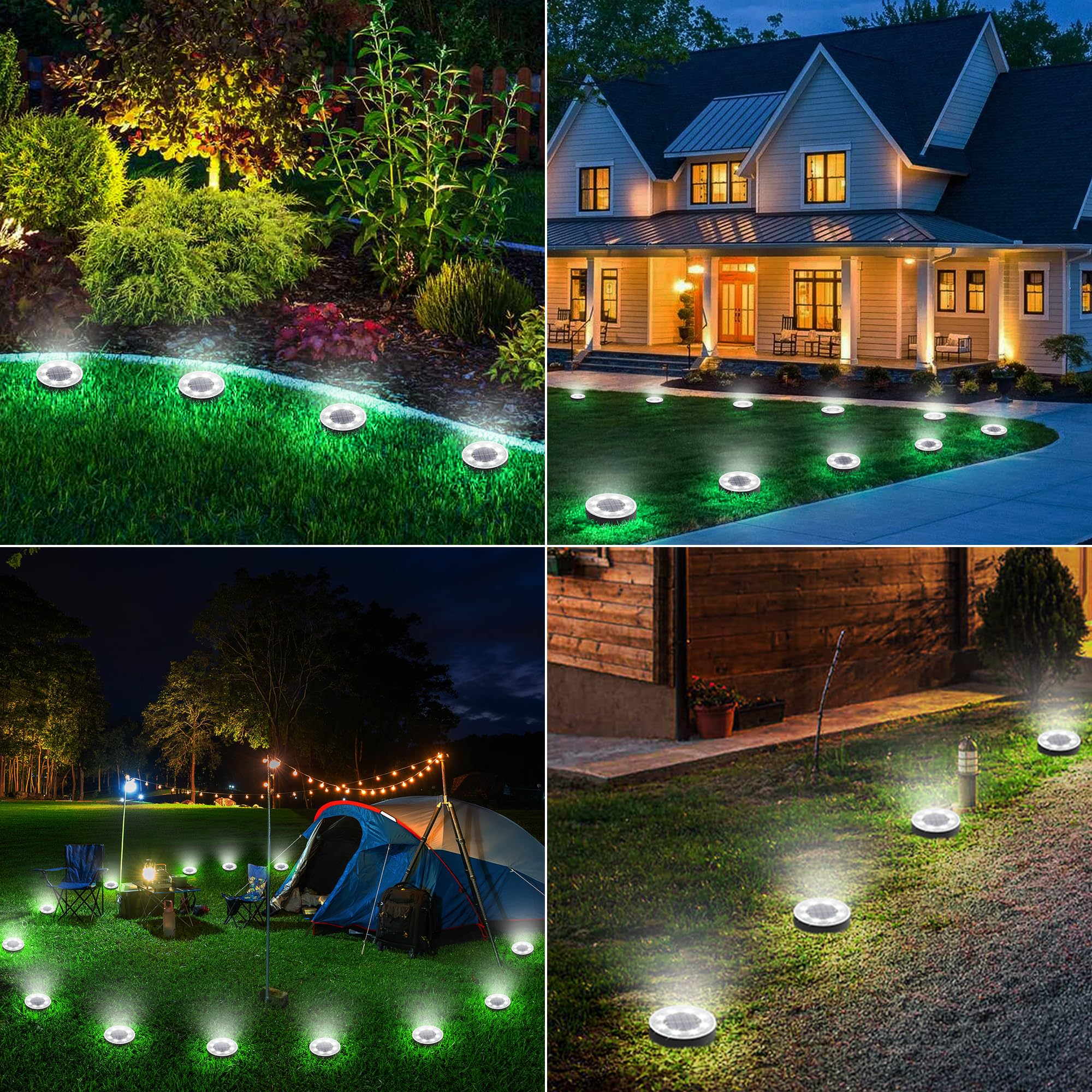 Joomer Solar Ground Lights line driveways for safer nighttime access.