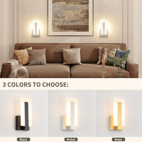 Close-up of Joosenhouse acrylic shade in brushed nickel for soft, eye-friendly light.
