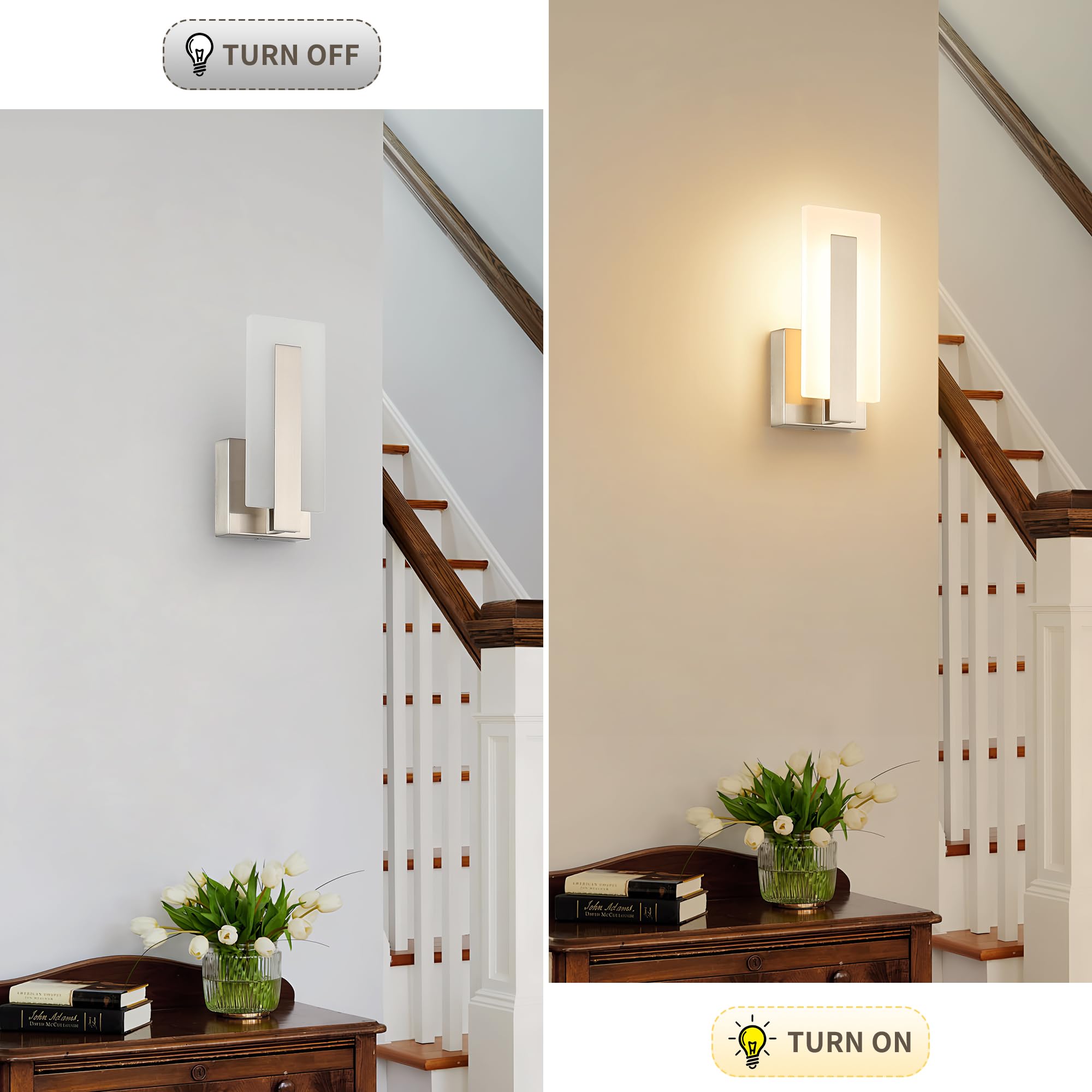 Joosenhouse hallway lighting creates a welcoming entry with contemporary style.