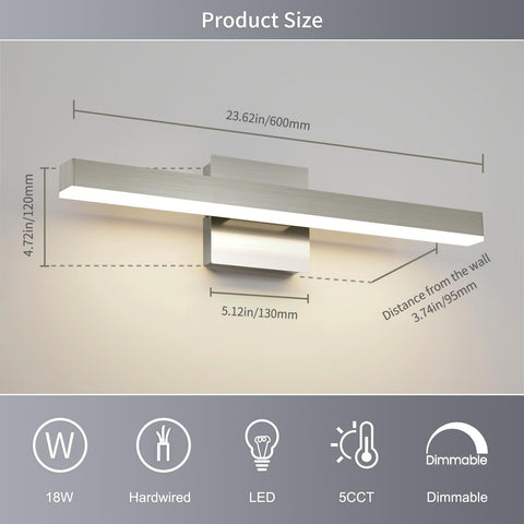Joossnwell fixture offers quick, hardwired installation with existing wiring.