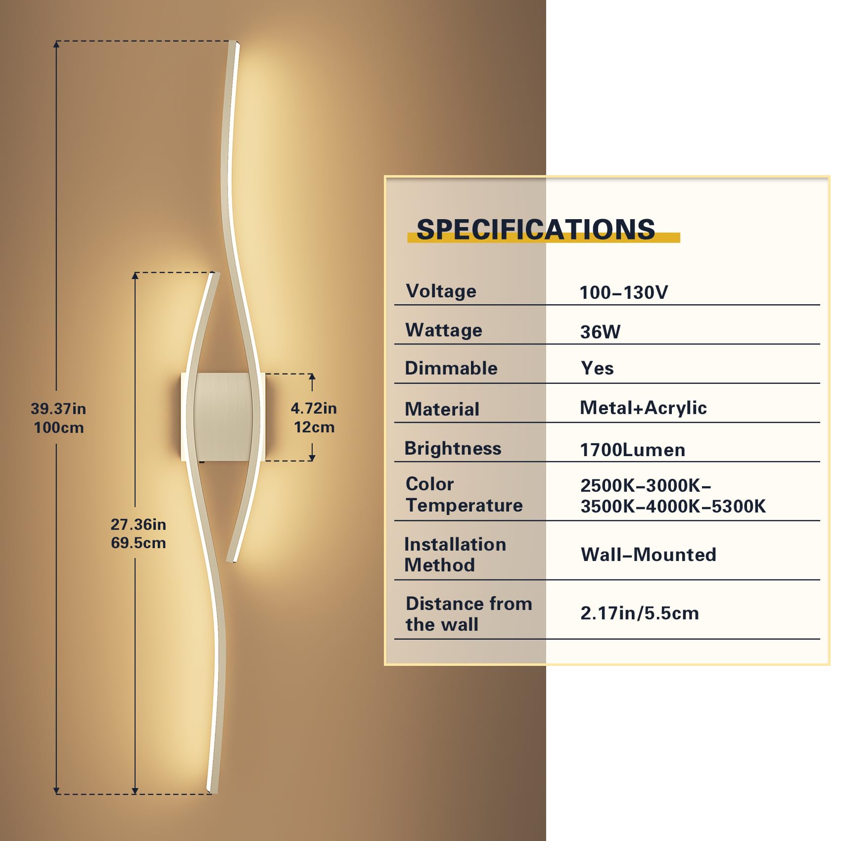 Horizontal or vertical installation options to fit different bathroom layouts.