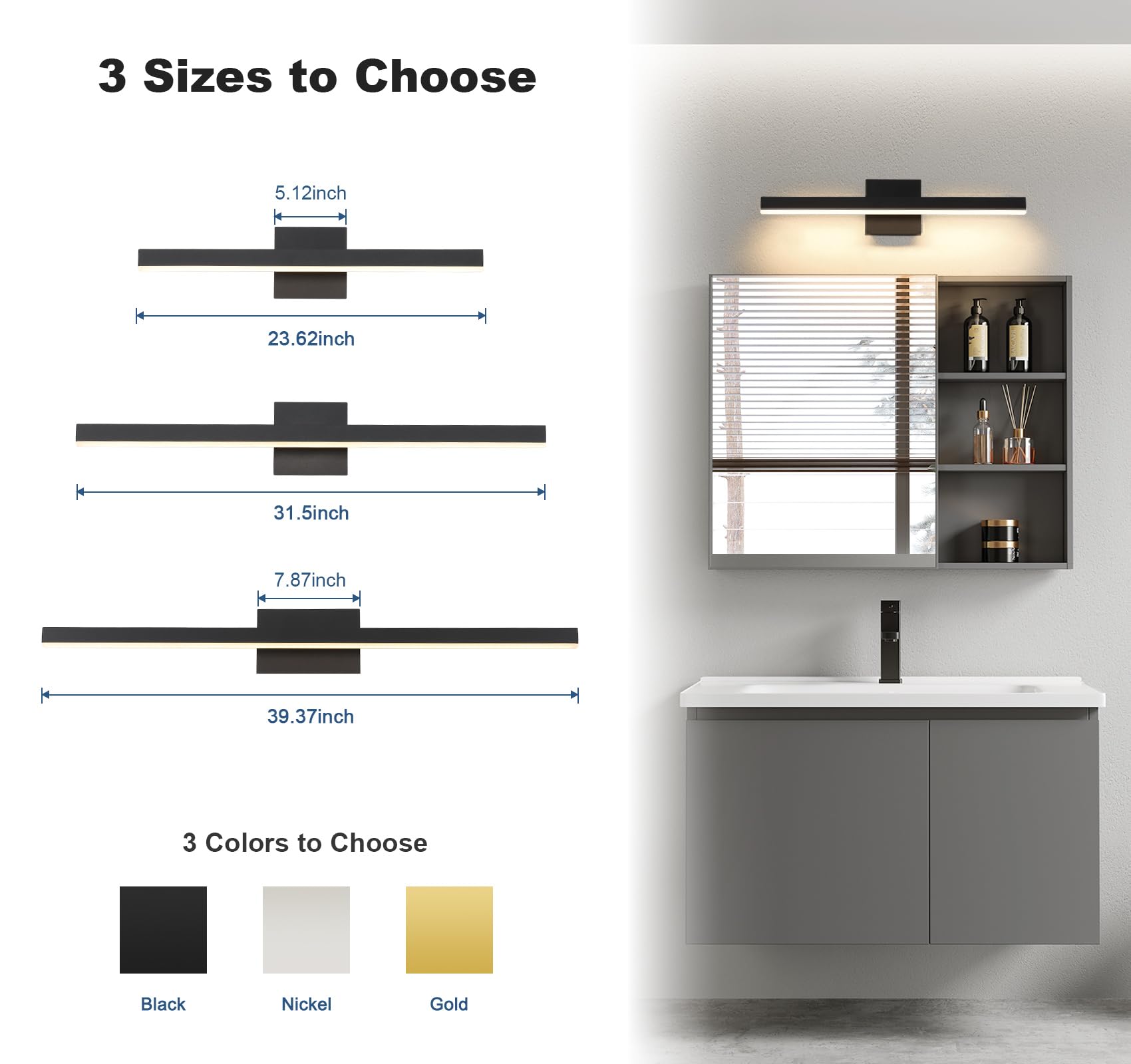 Joossnwell modern black fixture with metal body and diffuser design