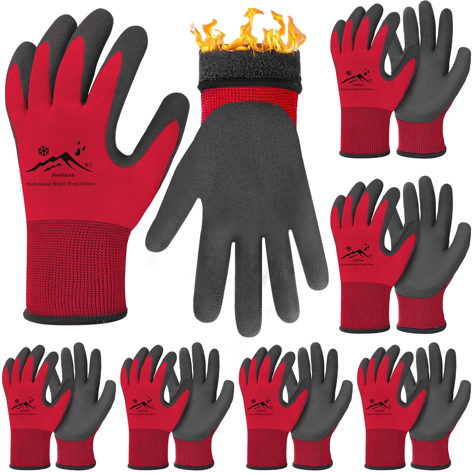 Joottuan winter work gloves with durable nylon outer for long lasting warmth