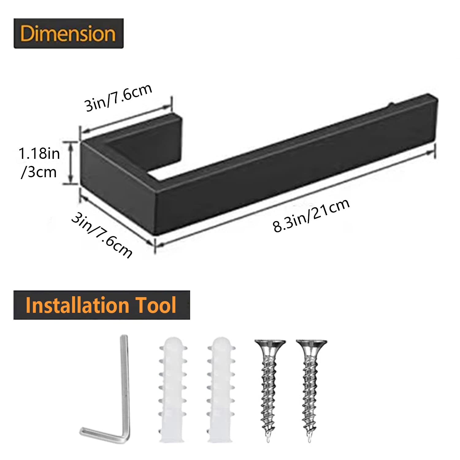 JOPOFI easy installation with included hardware and tool.