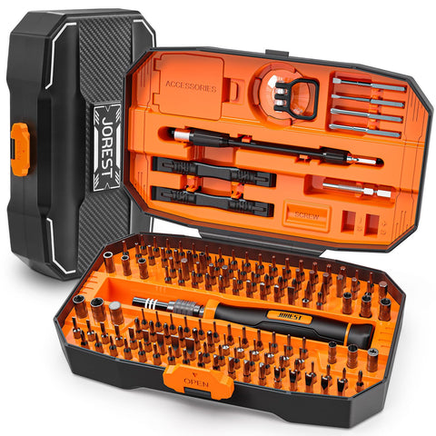 JOREST 152-in-1 bits for versatile electronics repair and precise screw work