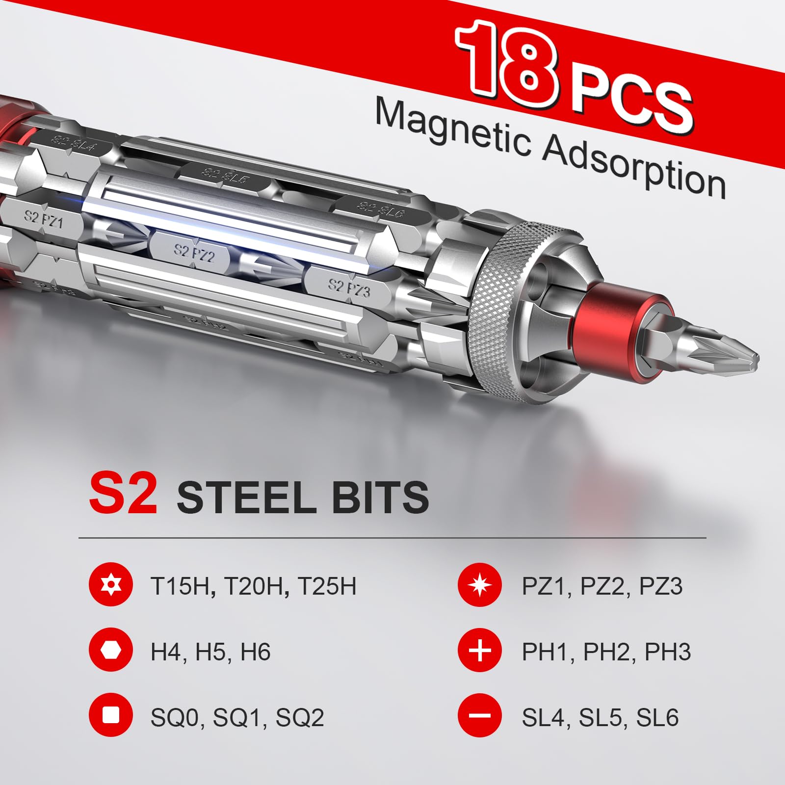 JOREST nut driver 1/4 inch expands compatibility for electronics and furniture projects.