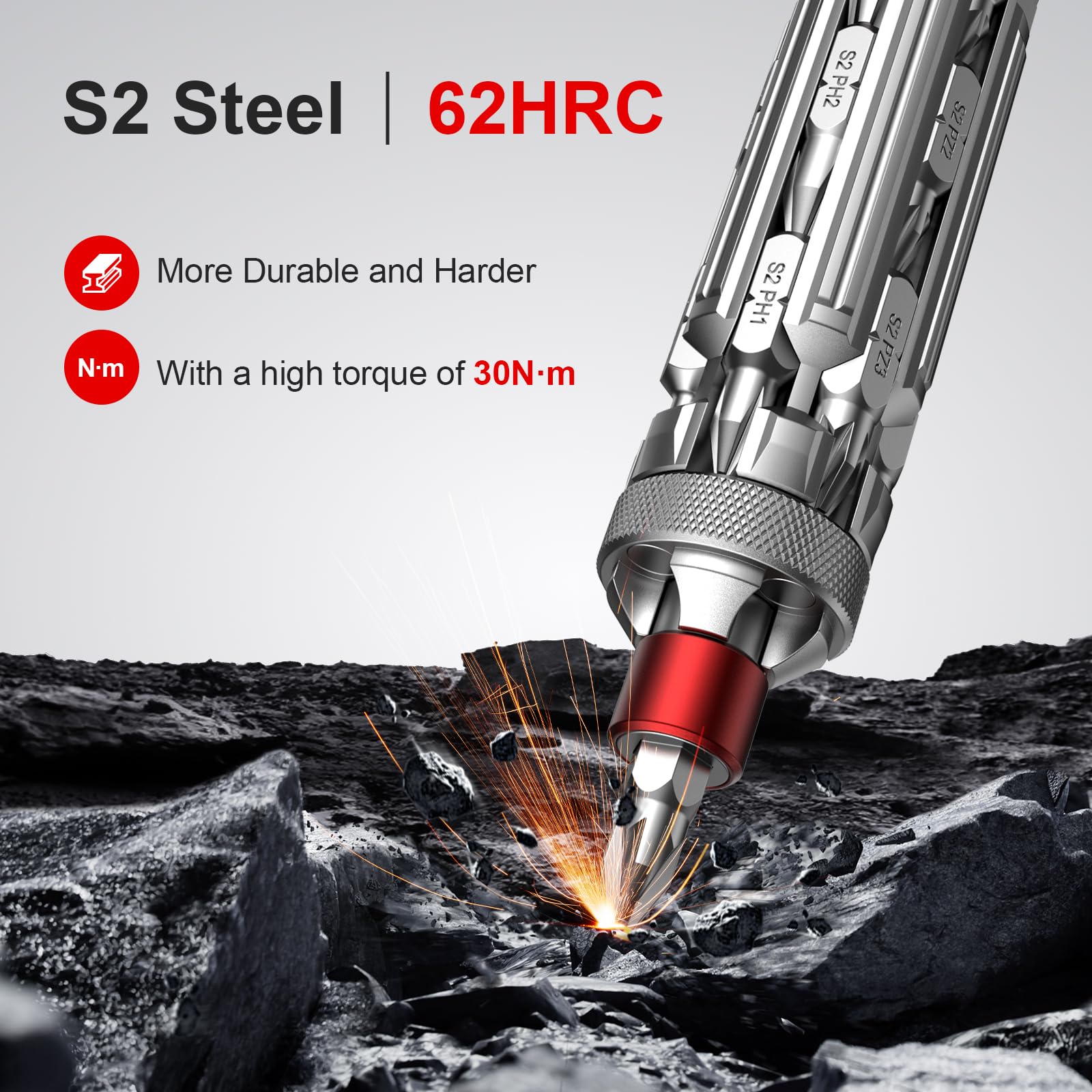 JOREST torx bits T15H-T25H for secure fasteners.