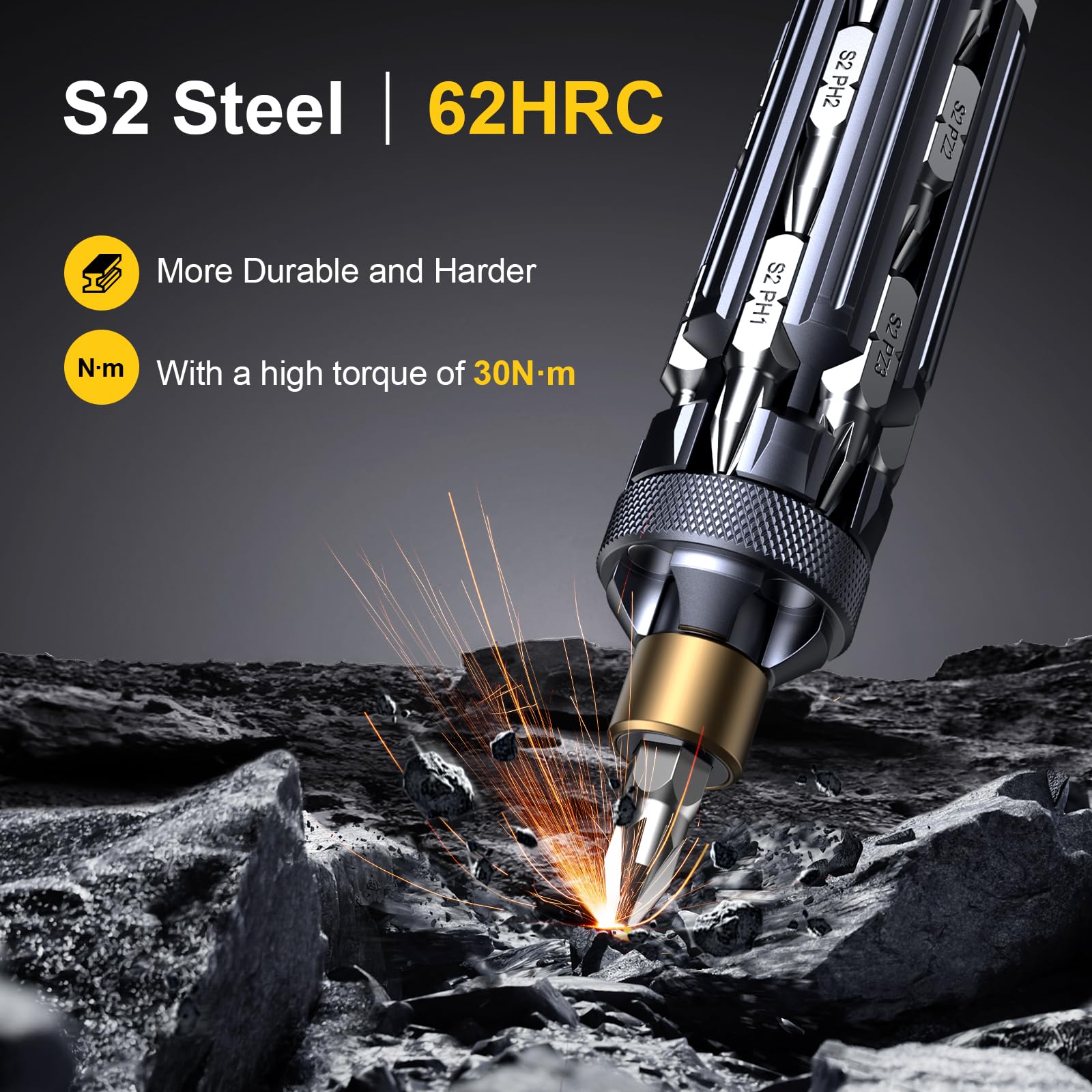 JOREST bit collection includes torx, philips, pozidriv, slotted, hex