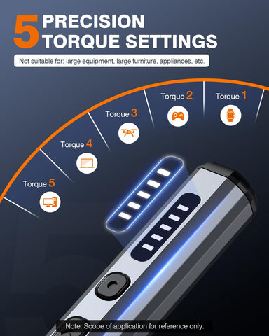 JOREST screwdriver with embedded LED lights illuminates dark workspaces for precision.