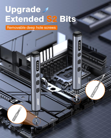 JOREST repair kit in use on electronics highlights precise torque control.