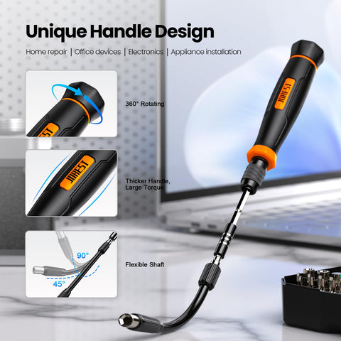 JOREST rotatable handle with extended tool bar for deep access