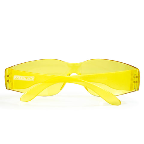 UV protection on JORESTECH glasses shields against UVA and UVB rays outdoors.