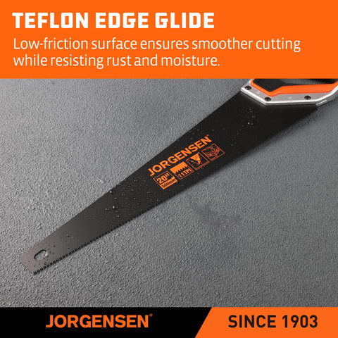Jorgensen 11TPI triple-ground teeth deliver fast, clean action
