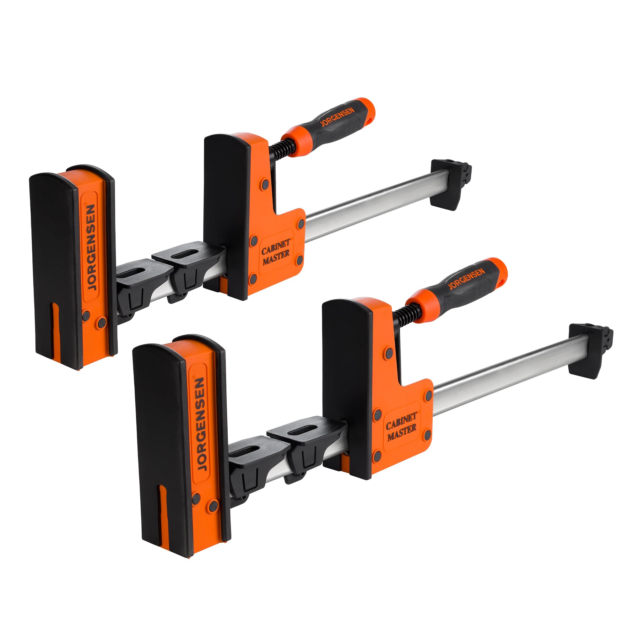 Jorgensen 18-inch parallel clamp bar, sturdy steel construction for even pressure during glue-ups