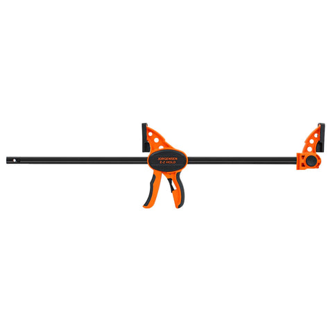 Jorgensen inline advancing handle enables more travel per squeeze.