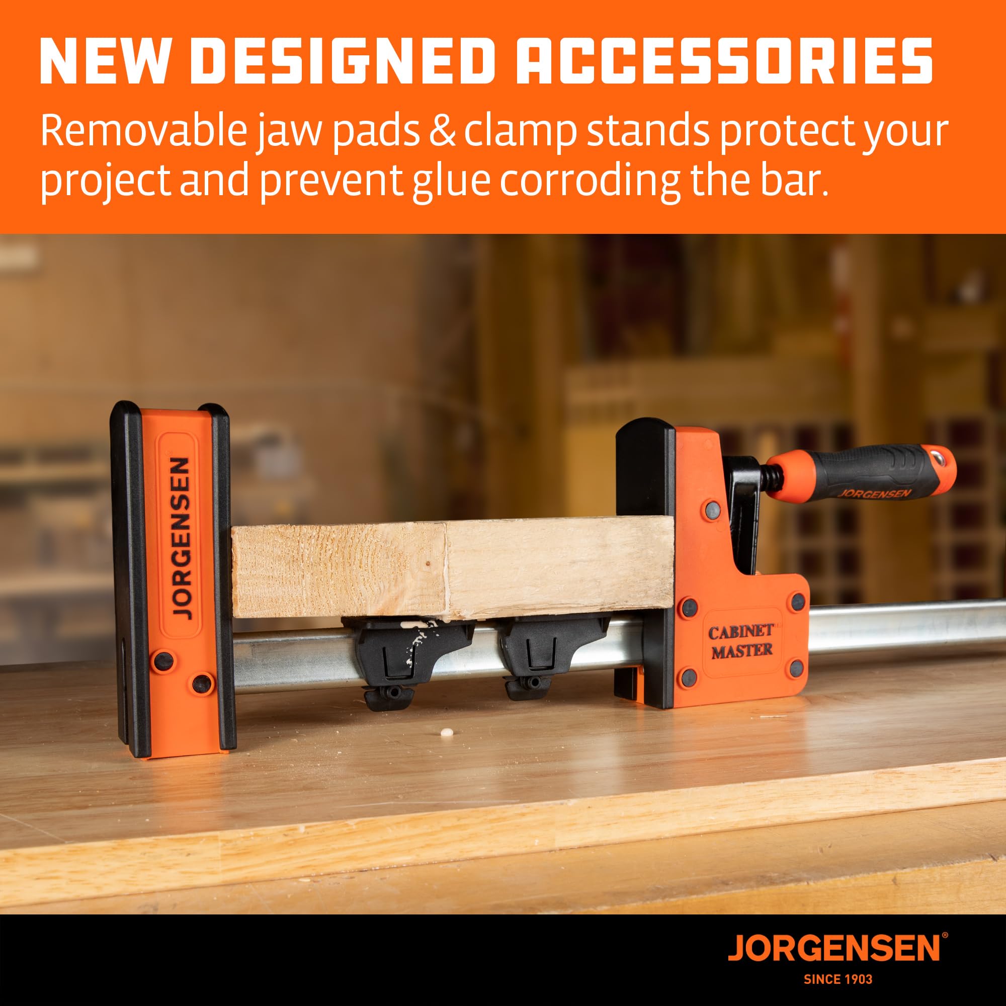 Jorgensen clamp in spreader mode showing tool-free conversion