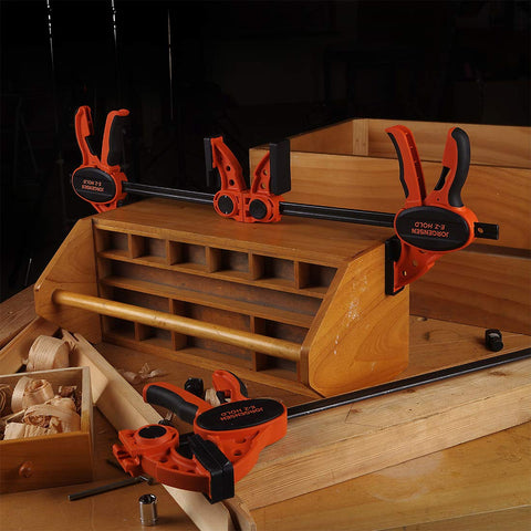 Jorgensen 24in two-pack clamps ready for hobby and craft projects.