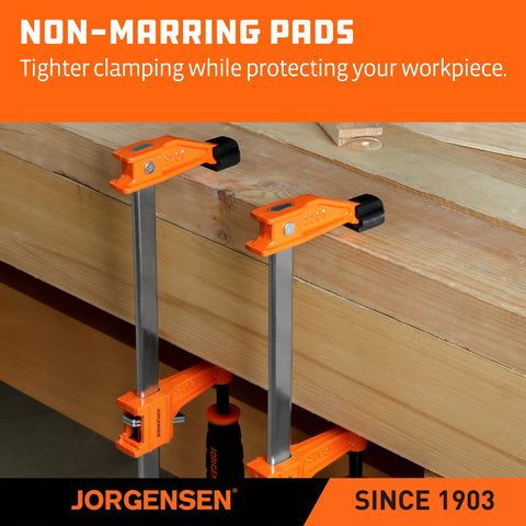 Jorgensen 24-inch clamps ideal for cabinet making and framing tasks