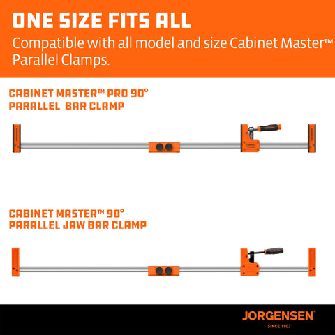 Jorgensen 6063-aluminum extrusion delivers sturdy, lightweight performance.