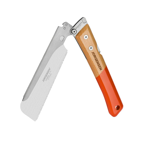 Jorgensen 6 inch dovetail saw blade with SK5 steel for durability.
