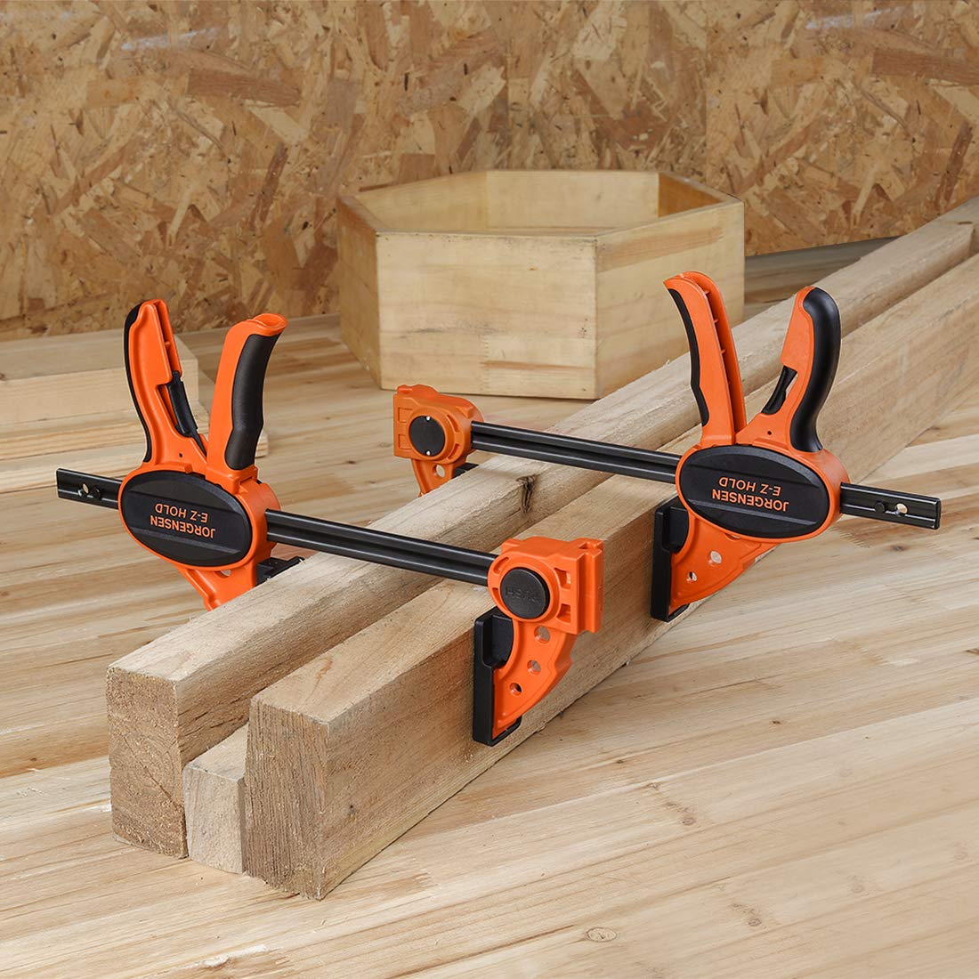 Jorgensen 6in clamp-spreader inline handle for comfortable operation