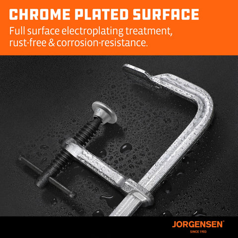 Jorgensen bar clamps swivel pads ensure even contact