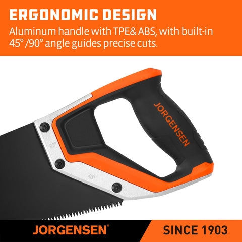 Jorgensen black-coated blade offers smooth performance and durability