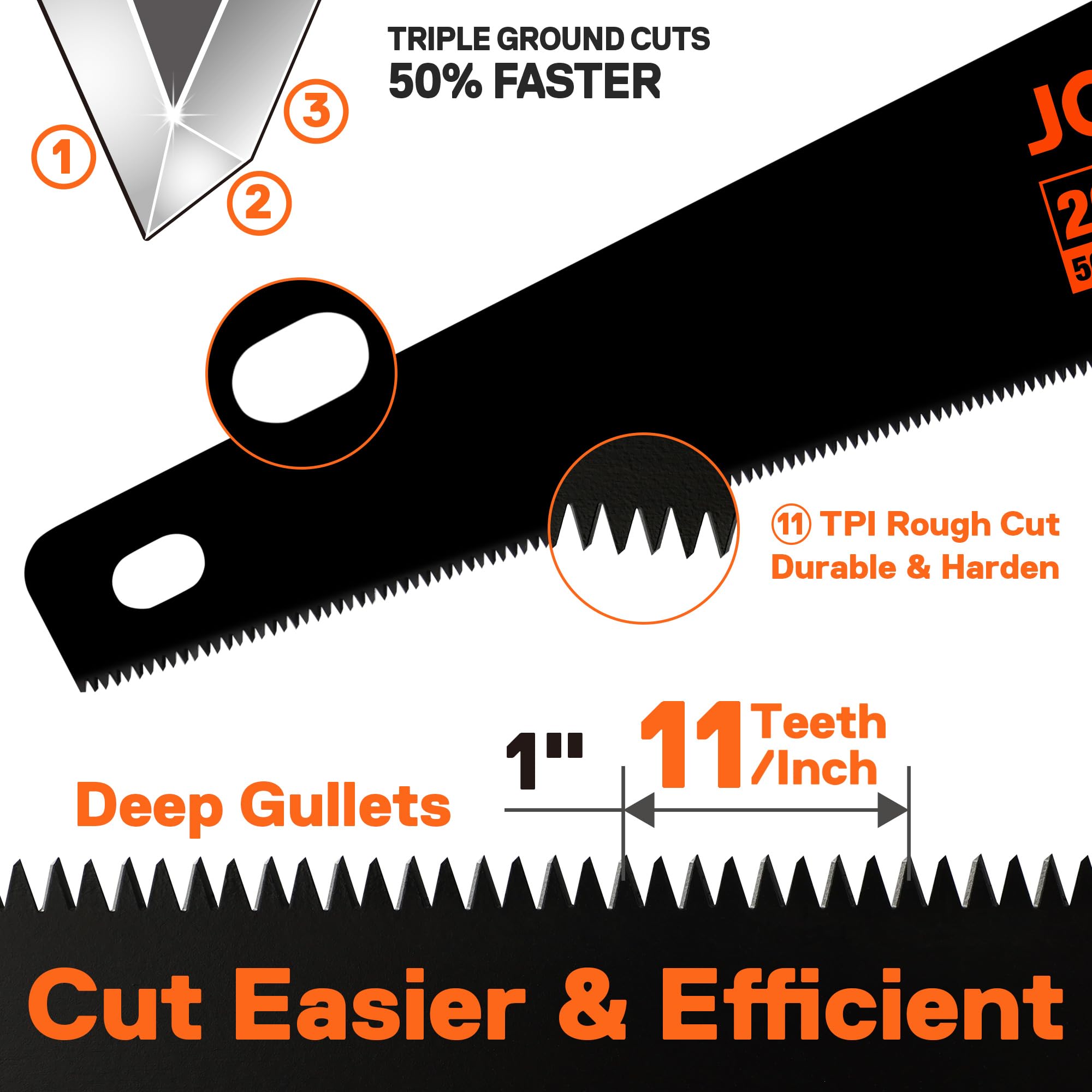 Jorgensen blade storage sleeve protects the blade between uses