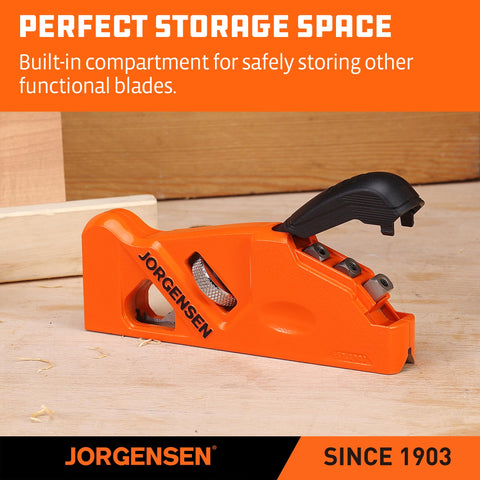 JORGENSEN Chamfer Plane 1/4-inch round cutter for wider curves