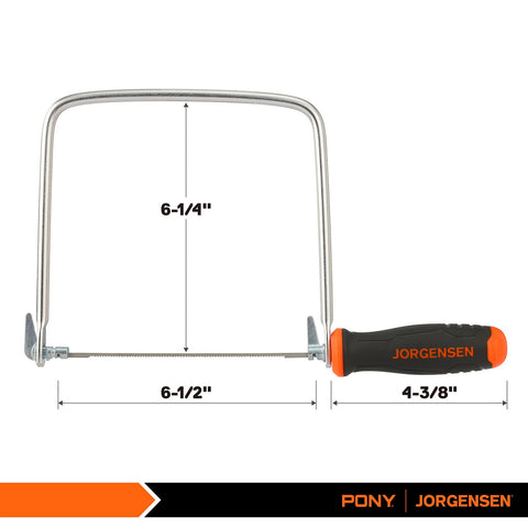 JORGENSEN coping saw blade 6-1/2 inch for precise curves
