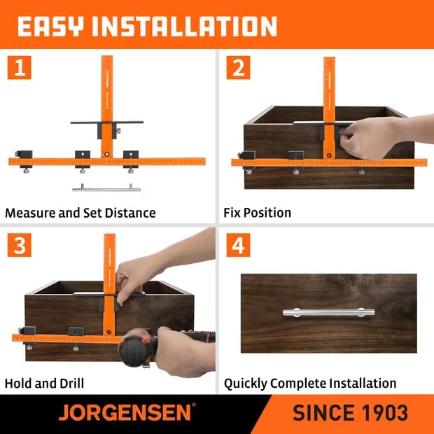 Jorgensen easy-adjust bolts enable fast template setup