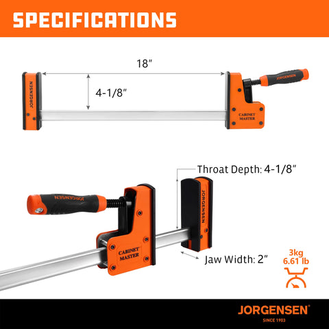 Jorgensen 2-in-1 glue separator with clamp enhances workflow and cleanliness