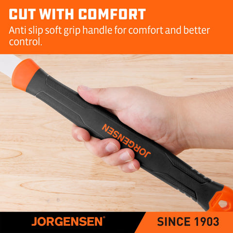 Jorgensen lightweight design supports precise cuts with less fatigue
