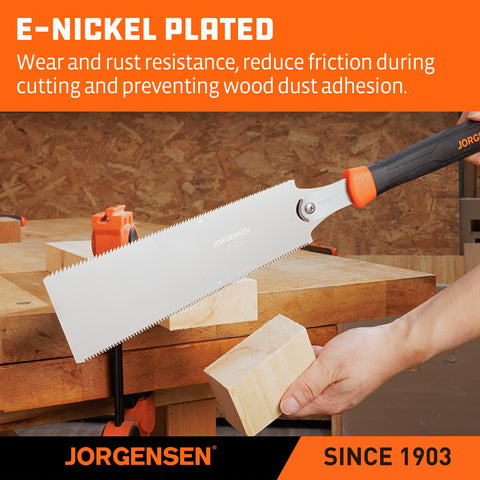 Jorgensen soft grip handle provides comfortable control