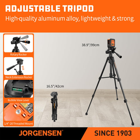 Jorgensen dustproof construction withstands busy job sites.