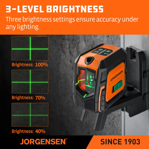 Jorgensen iron wall mount plate enables steady placement during installations.
