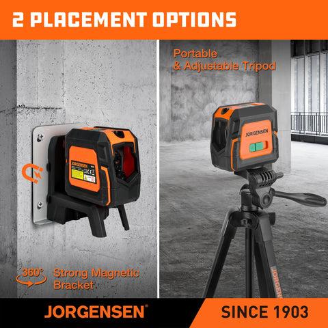 Jorgensen soft rubber cover protects the tool during tough jobsite use.