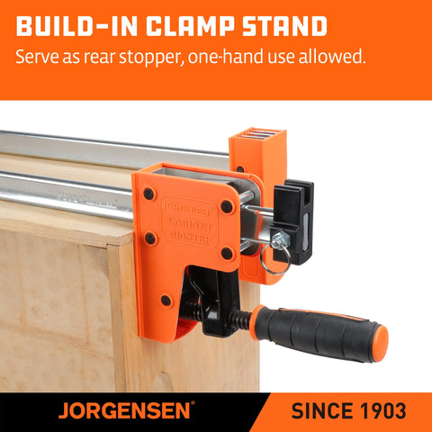 Jorgensen maple handles provide a comfortable grip during use.