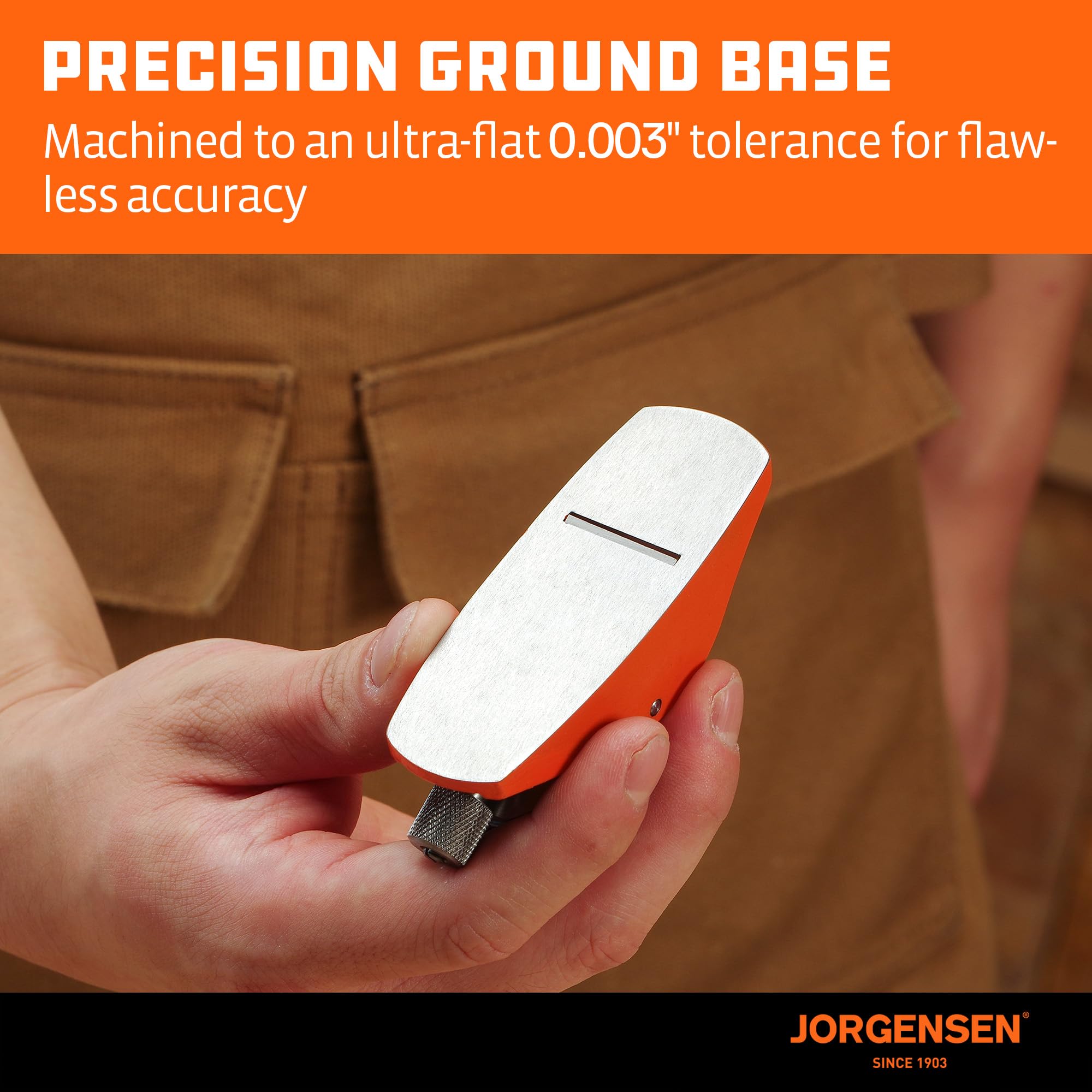 JORGENSEN No.101 lever cap highlighting sturdy zinc alloy construction.