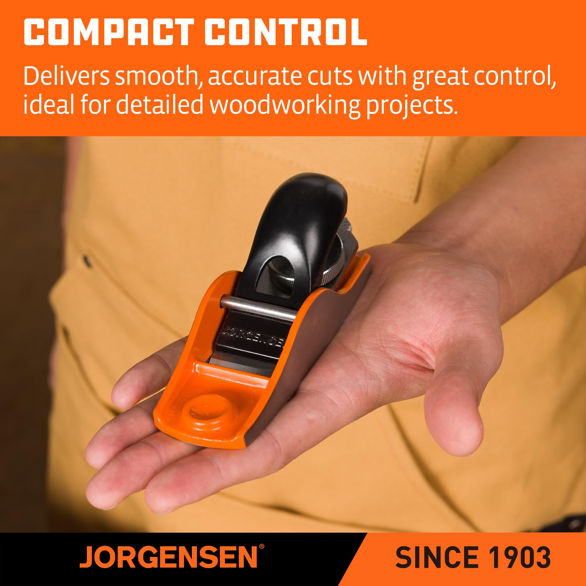 Jorgensen No.102 adjustable depth knob enables precise control on various wood pieces