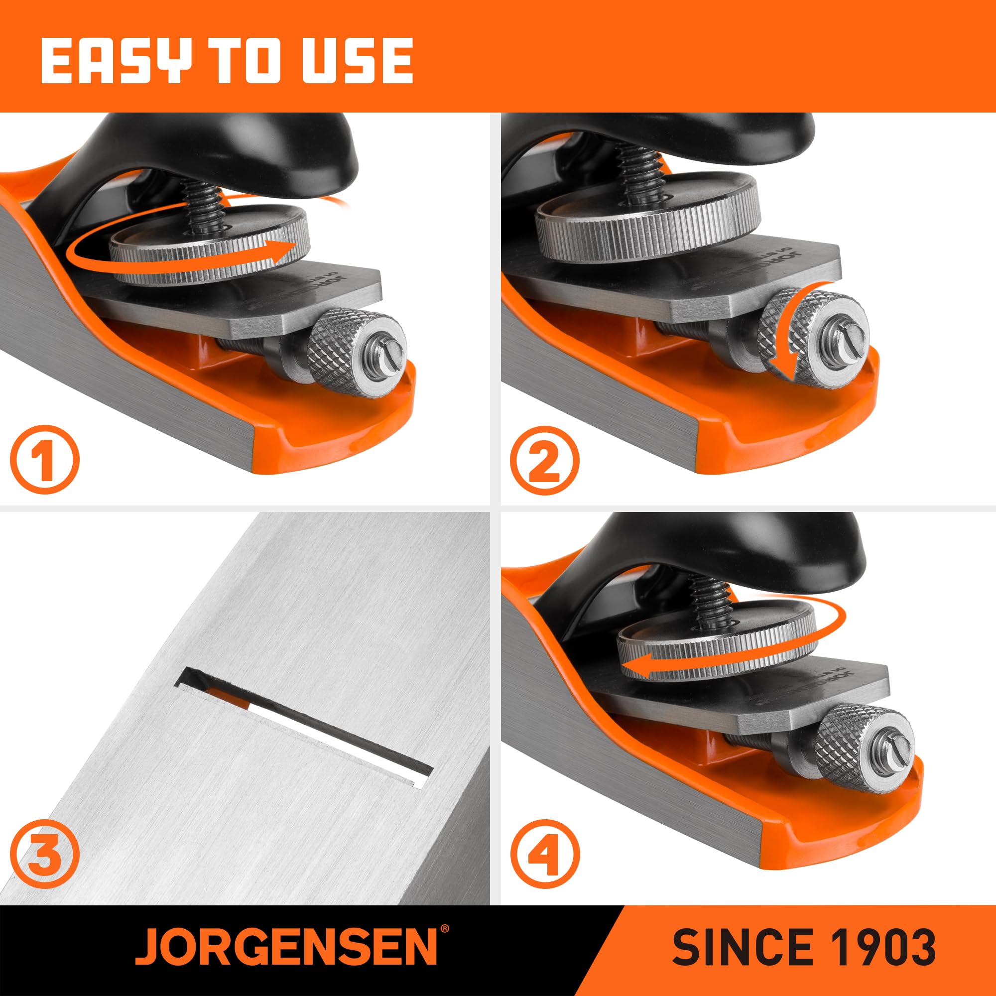 Jorgensen No.102 DIY workshop use demonstrates versatile wood shaping