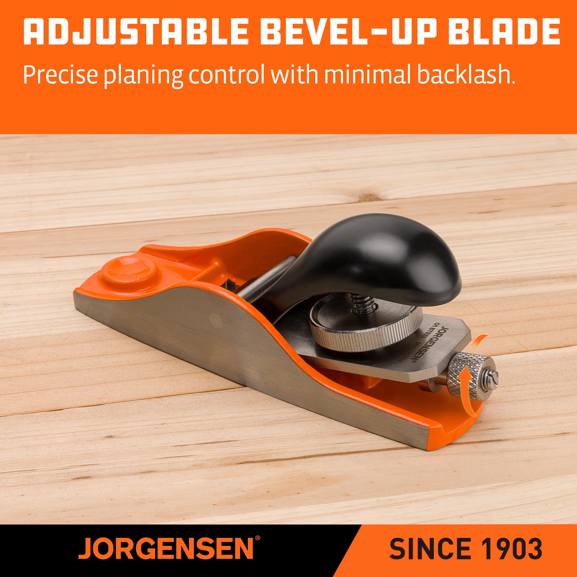 Jorgensen No.102 planing action captures controlled, consistent cuts