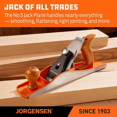 Jorgensen No.5 beech handle offering ergonomic grip