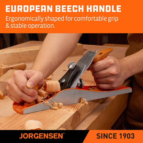 Jorgensen No.5 in-use planing action on rough wood