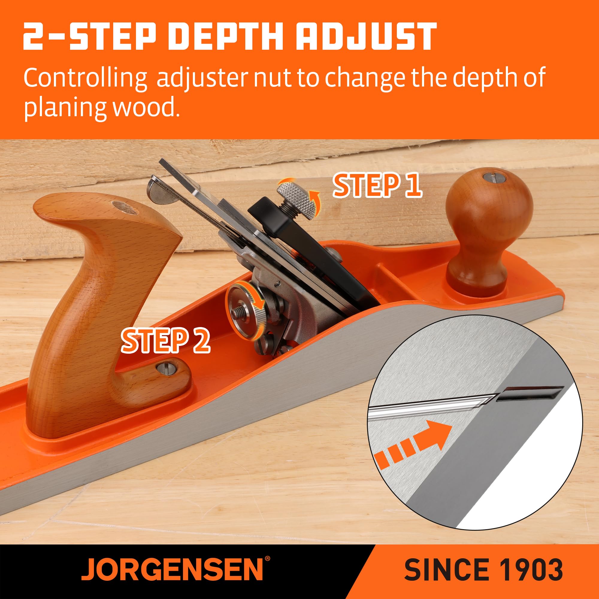 Jorgensen No.5 workshop-ready tool built for longevity