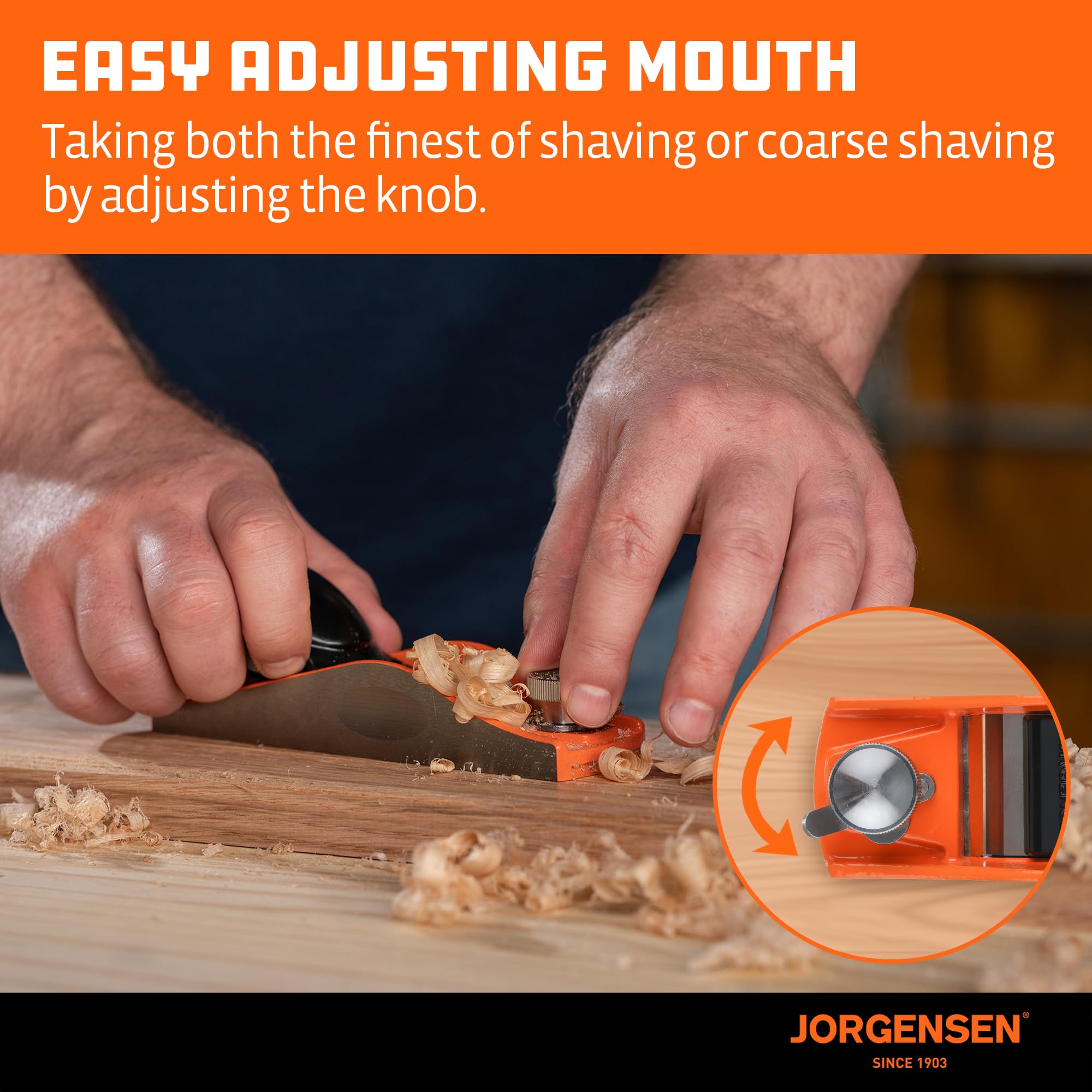 Jorgensen No 60-1/2 wood planer flat sole for smooth tracking