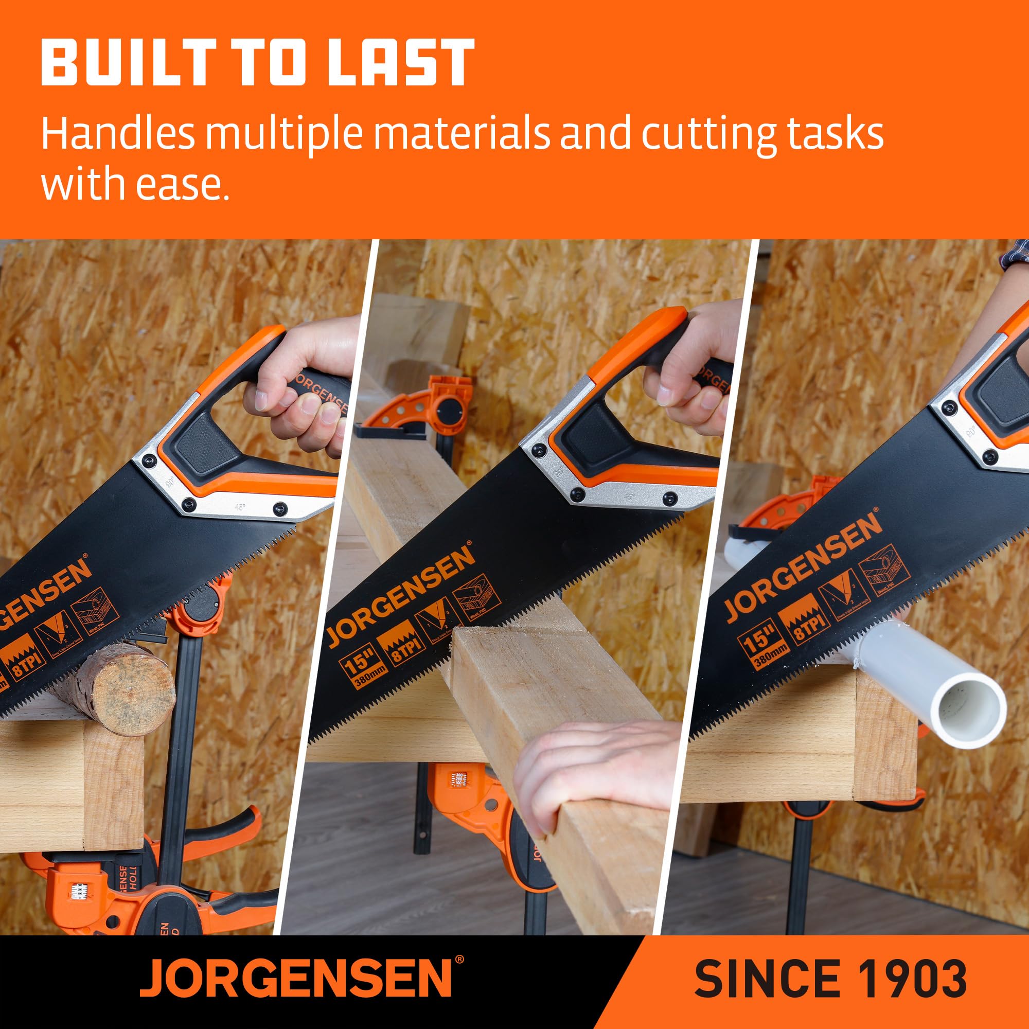 Jorgensen versatile tool for woodworking pruning PVC and more tasks