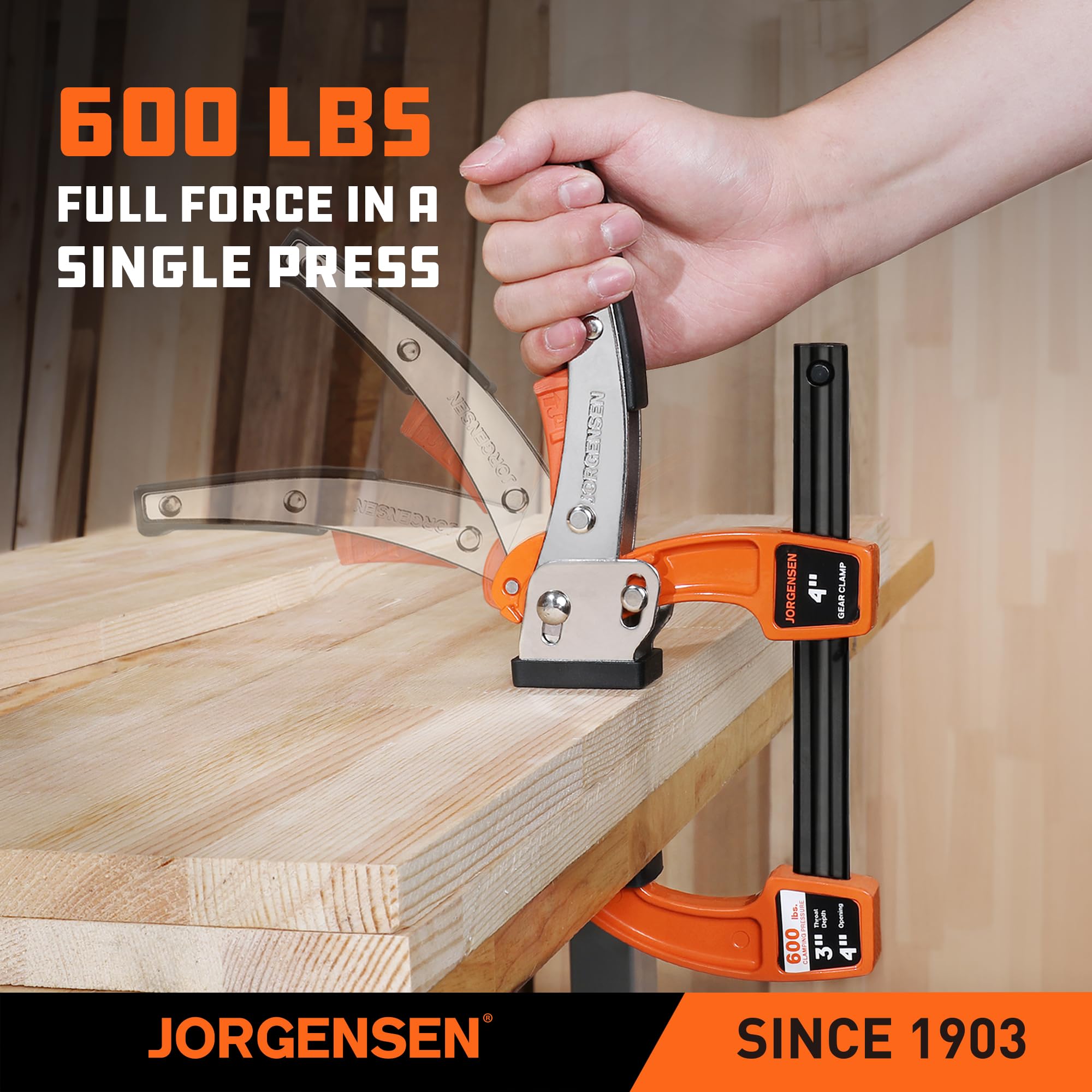 Jorgensen secure hold with minimal movement during tightening