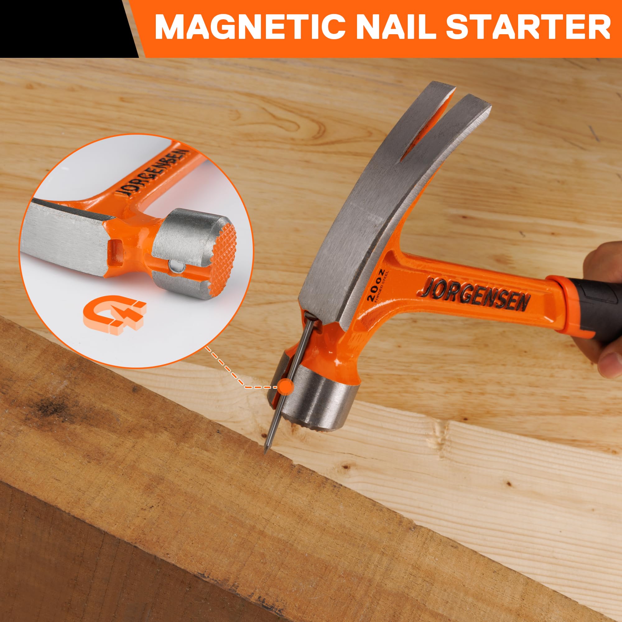 Jorgensen side nail puller enables quick nail removal in tight spaces